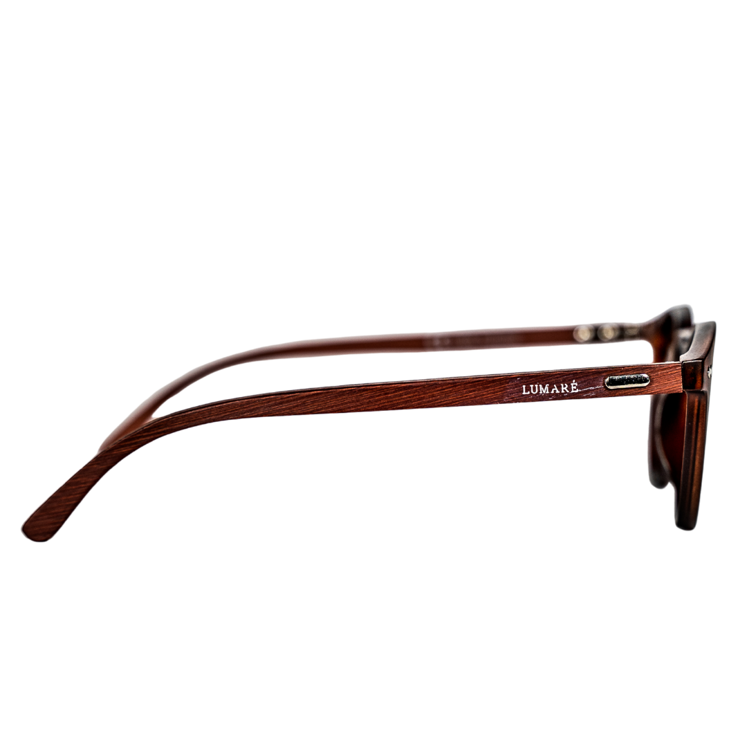 Óculos Hills Marrom com Madeira